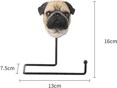 Love Pugs Multipurpose Bathroom Accessory