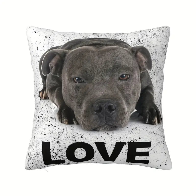 Staffordshire Bull Terrier Pillow cover