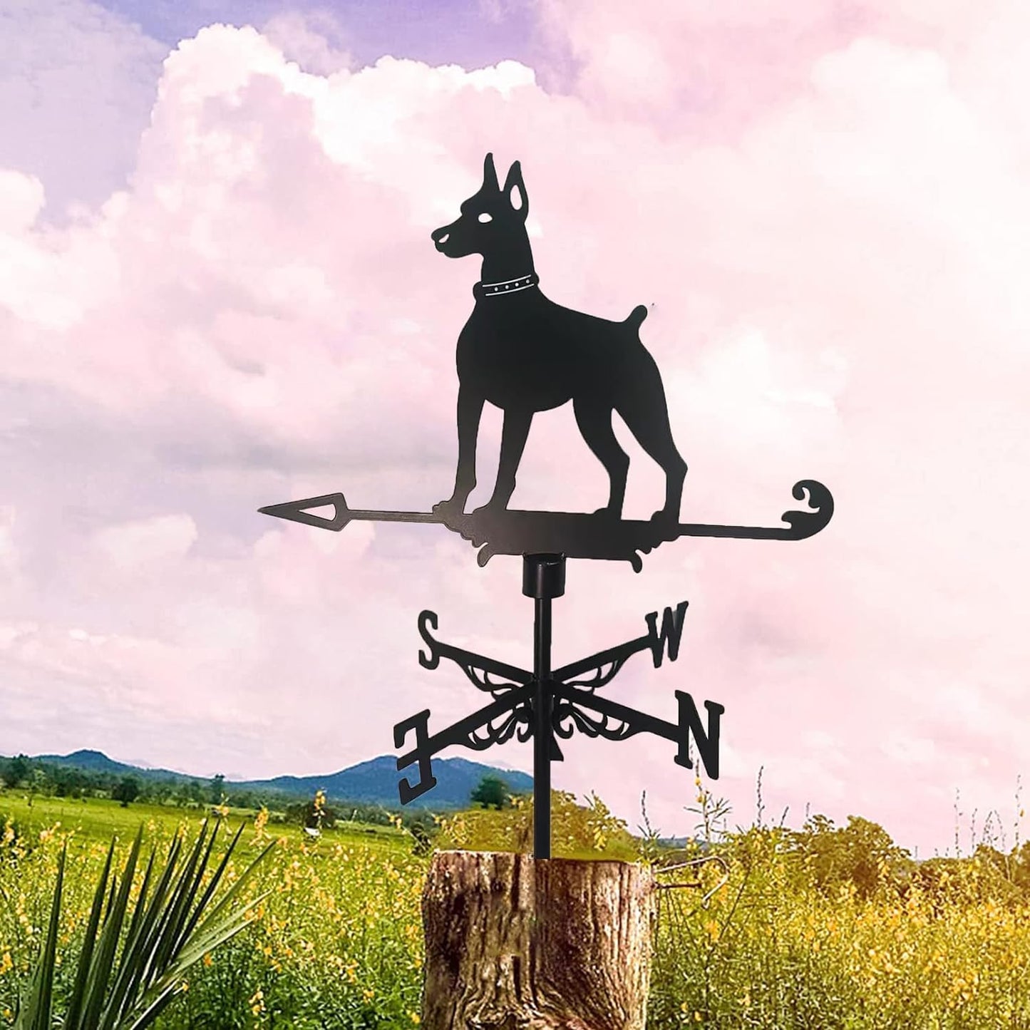 Doberman Weathervane