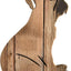 Frenchie wooden dog silhouette