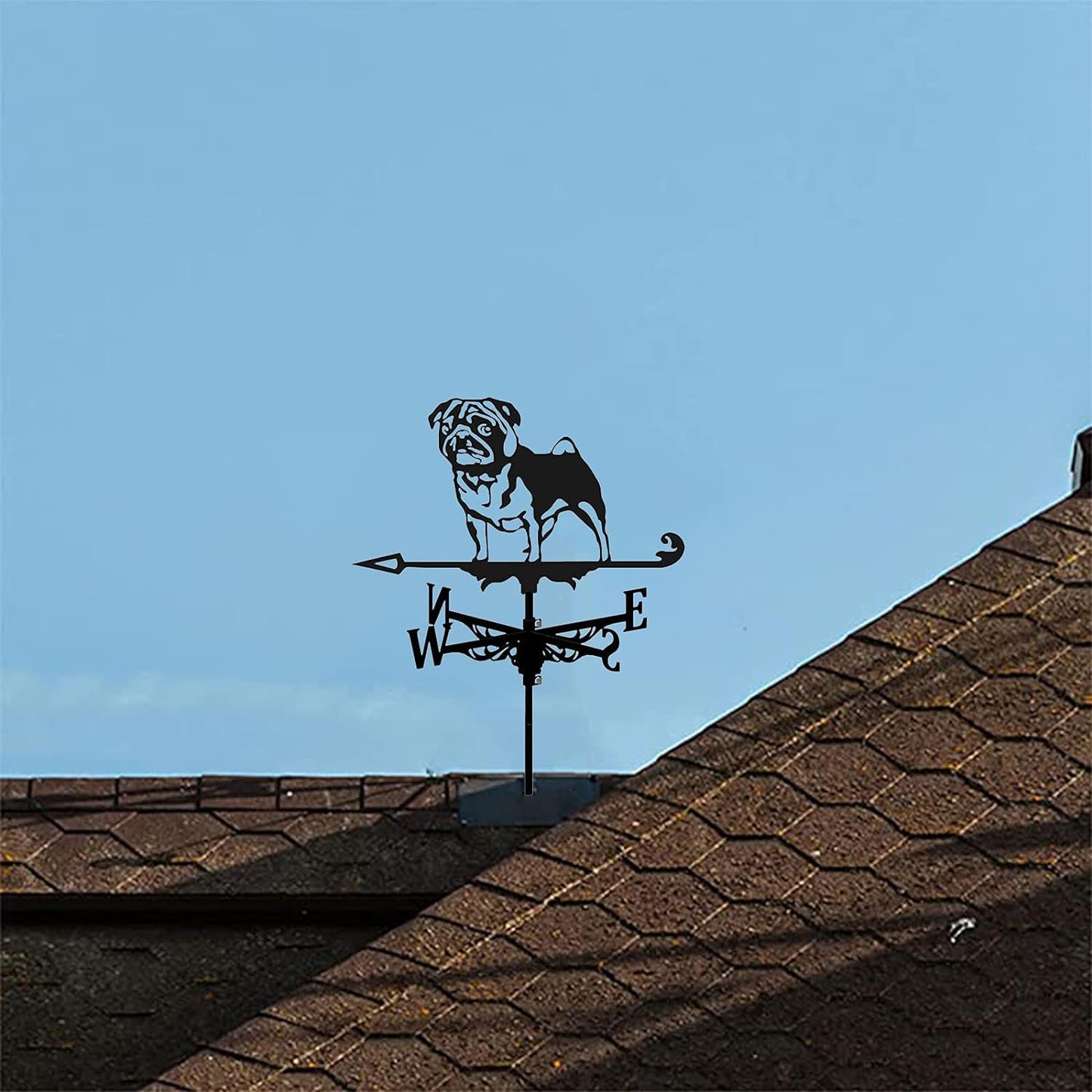 Pug Weathervane