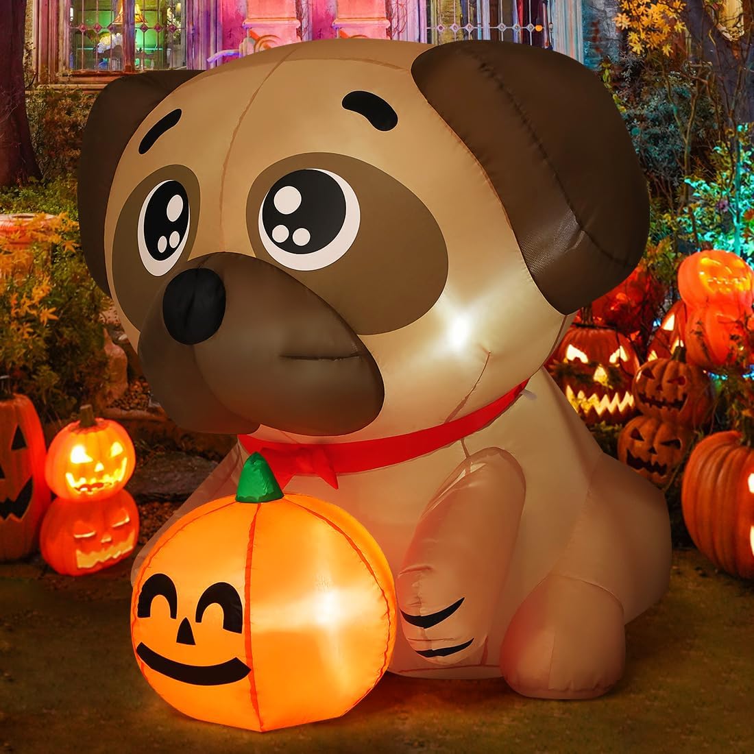 Halloween Inflatables Pug