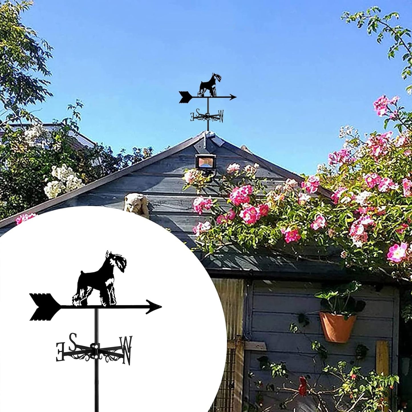 Schnauzer Weathervane