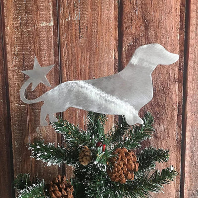 Dachshund Christmas tree topper