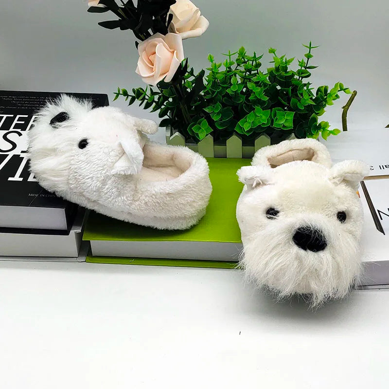 Westie warm slippers