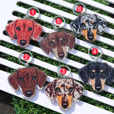 Dachshund keychains