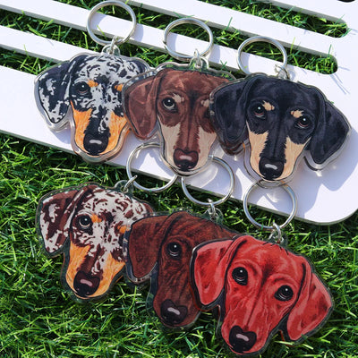 Dachshund keychains