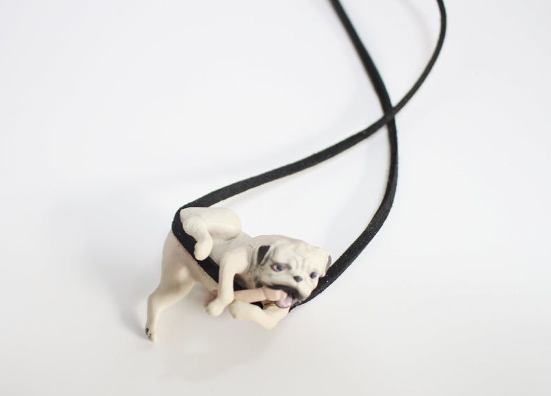 Funny Pug Car Ornament