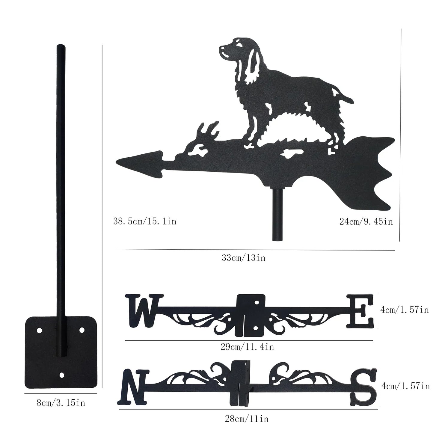 English Springer Spaniel Weathervane