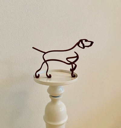 German Shorthaired Pointer Minimalist Art Sculpture