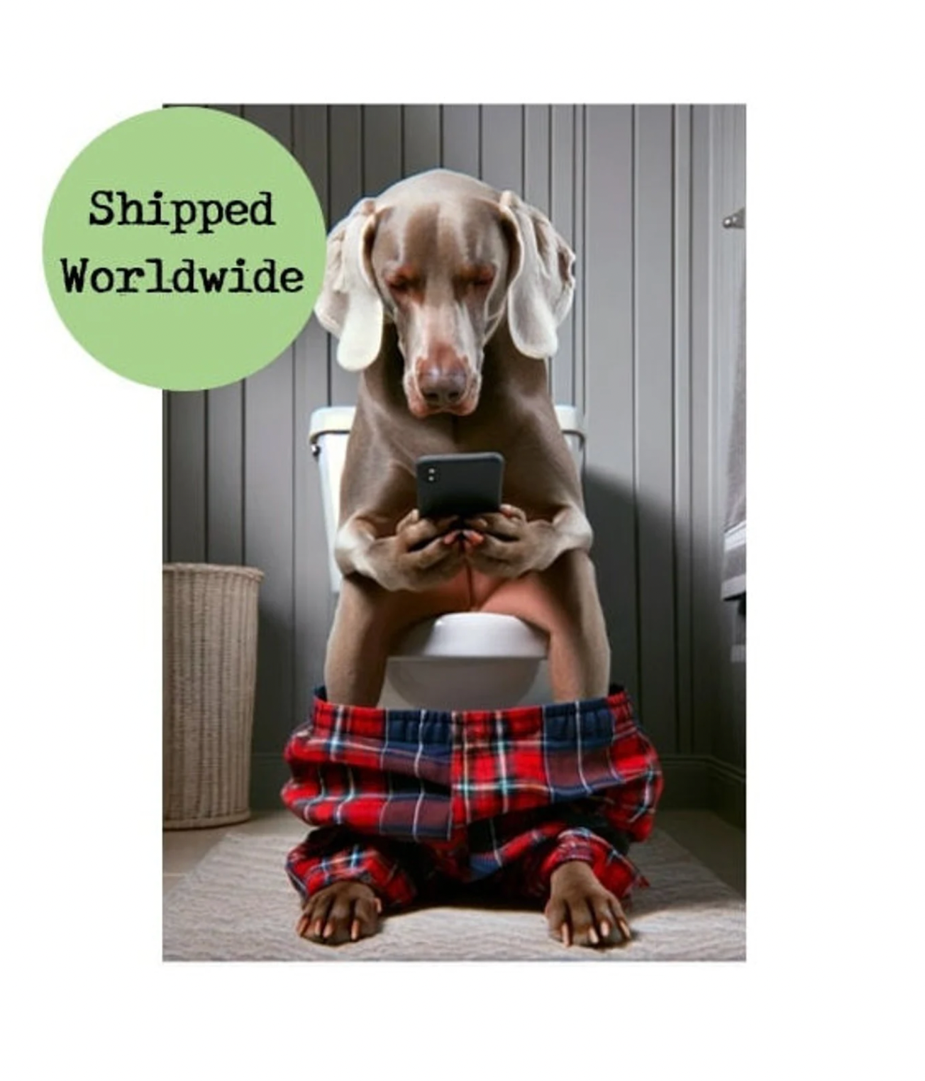 WEIMARANER - Dog Canvas Print