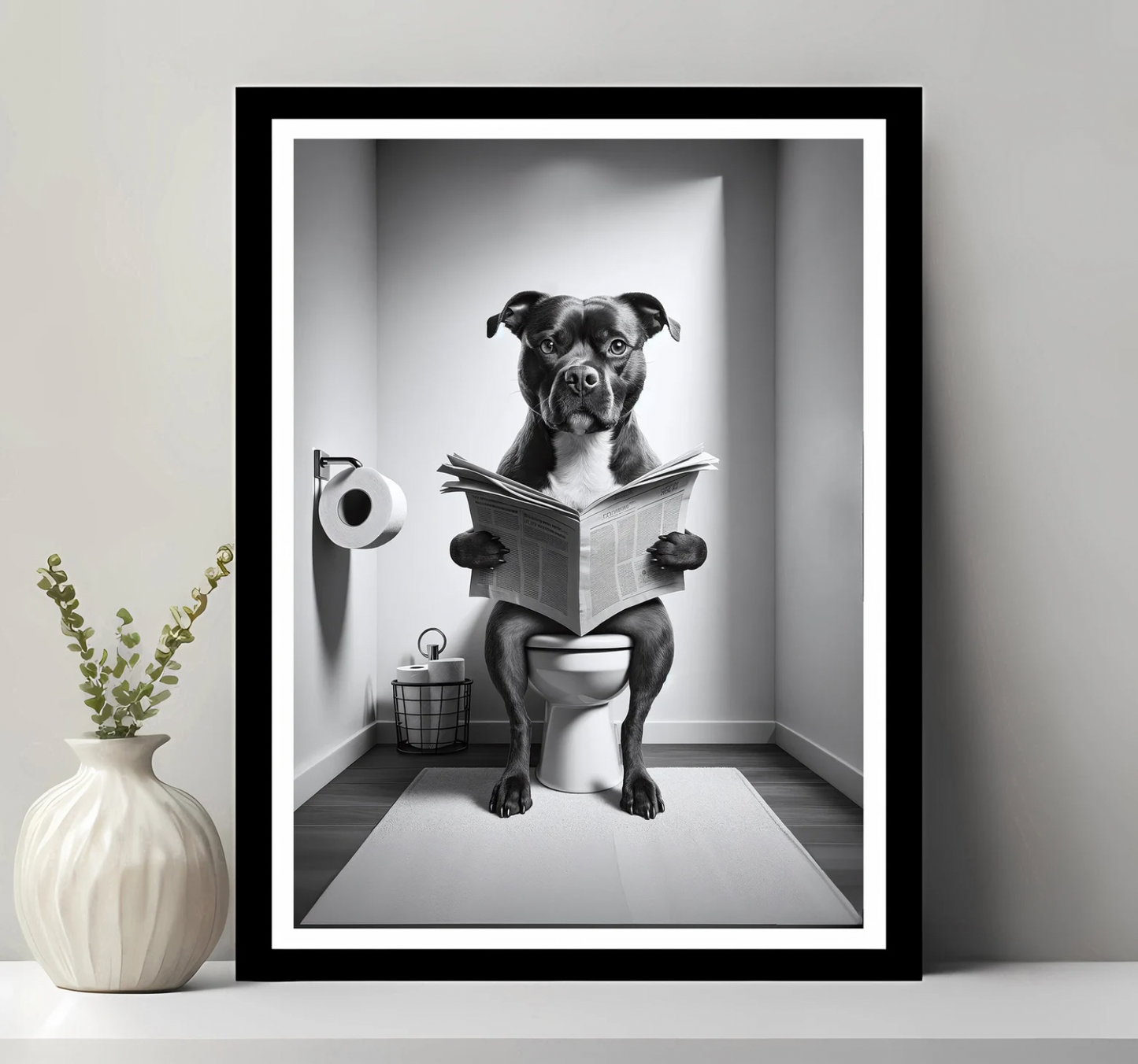 Staffordshire Bull Terrier - Dog Canvas Print