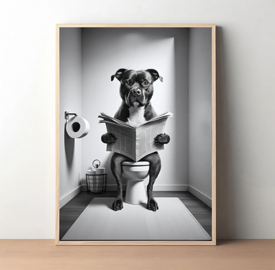 Staffordshire Bull Terrier - Dog Canvas Print