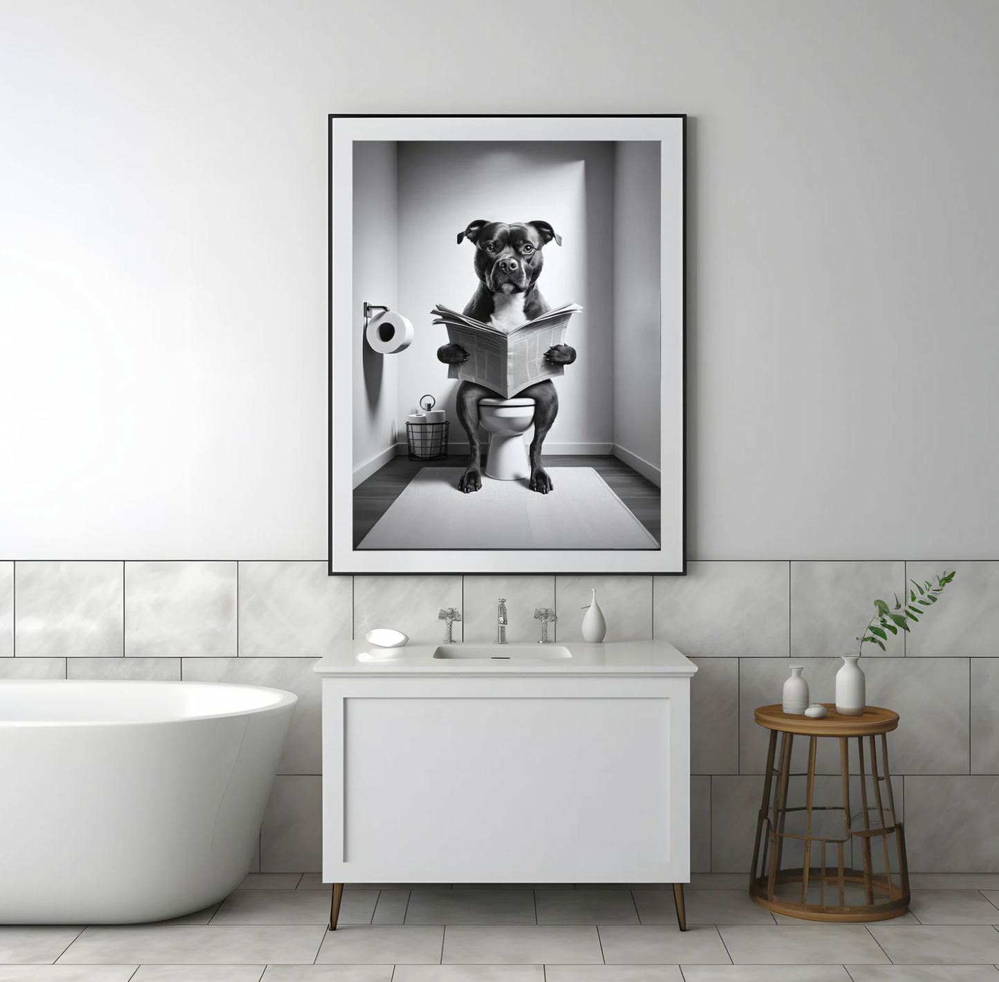 Staffordshire Bull Terrier - Dog Canvas Print