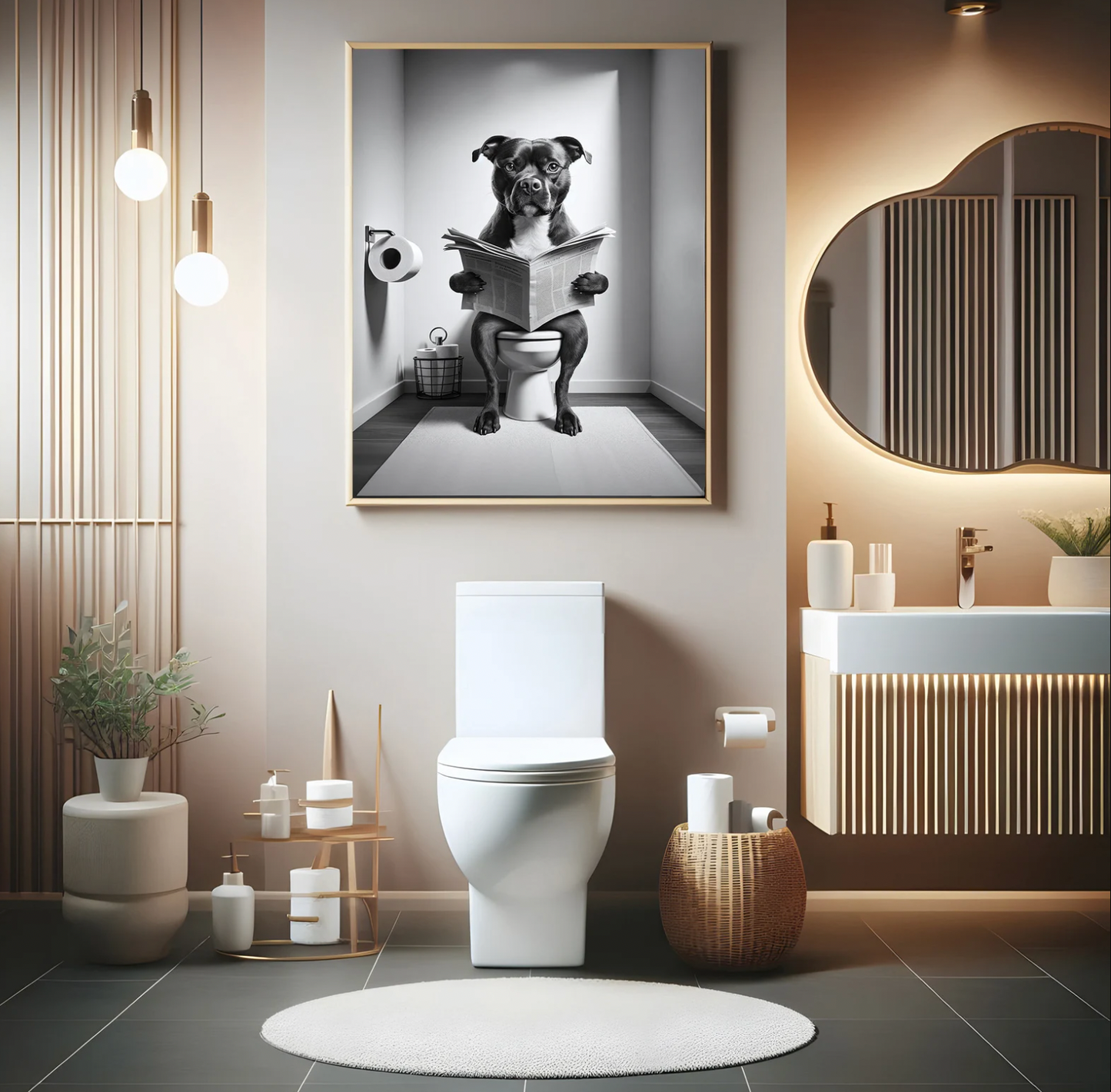 Staffordshire Bull Terrier - Dog Canvas Print