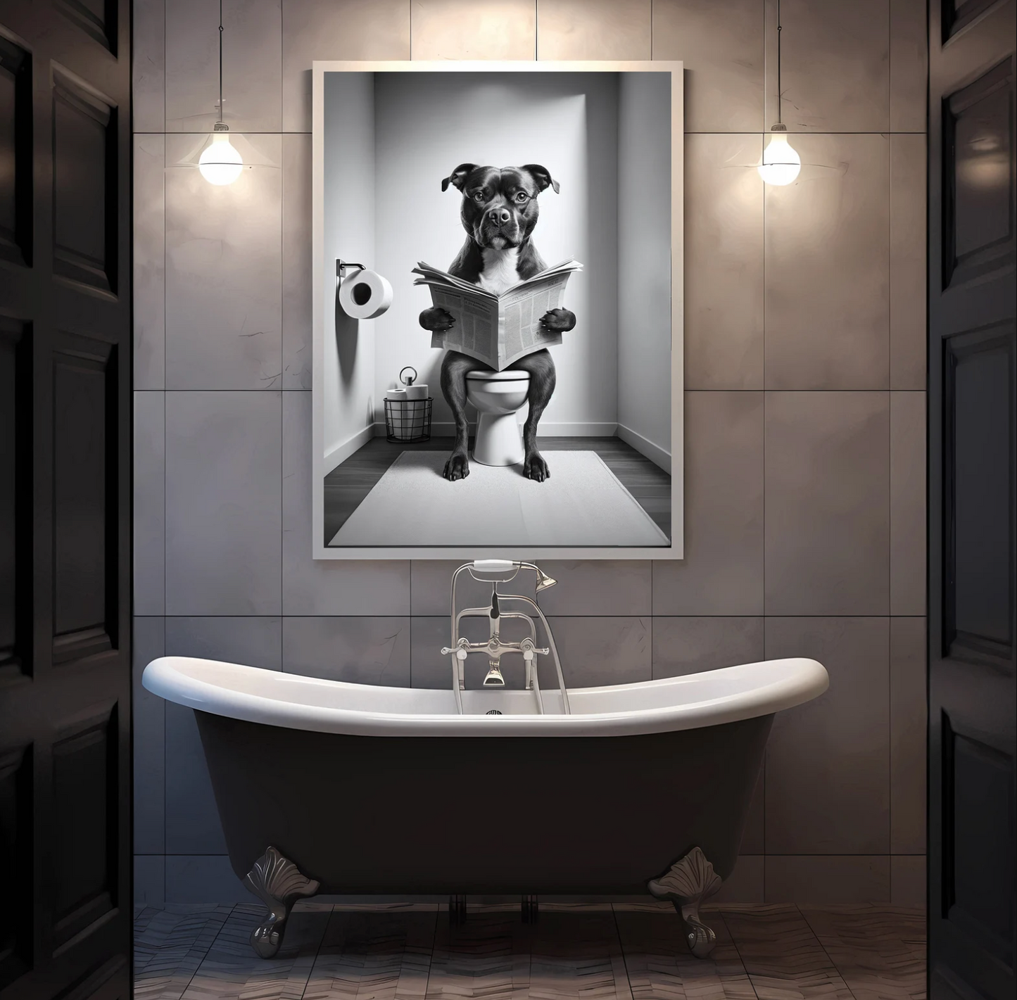 Staffordshire Bull Terrier - Dog Canvas Print