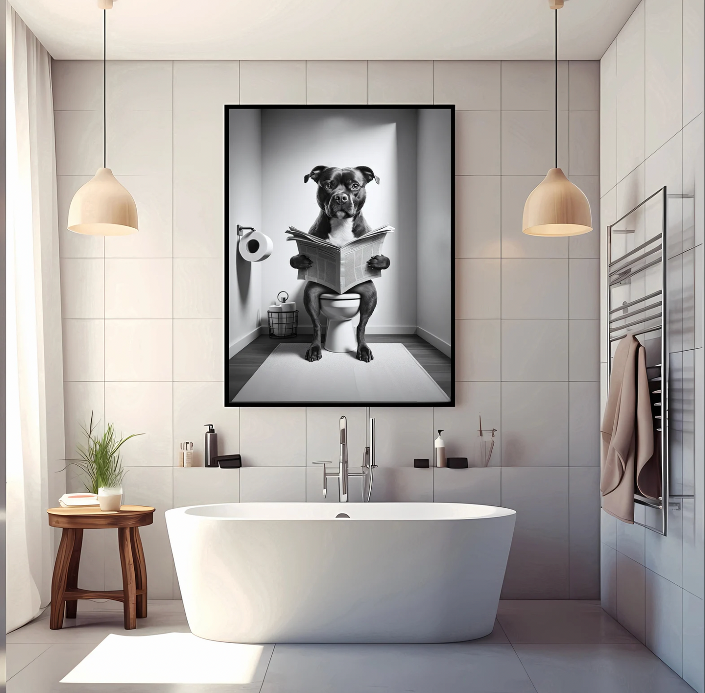 Staffordshire Bull Terrier - Dog Canvas Print