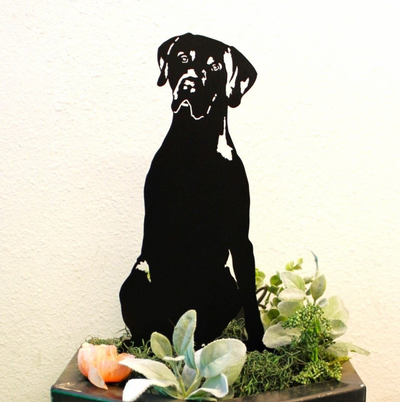 German Shorthaired Pointer Metal Silhouette