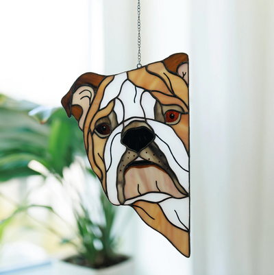 Dog Shaped Window Hanging