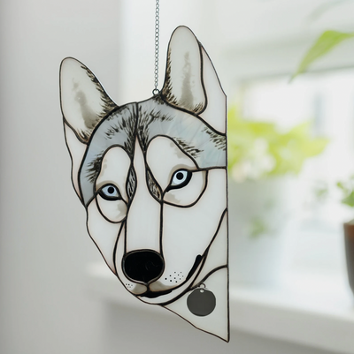 Dog Shaped Window Hanging