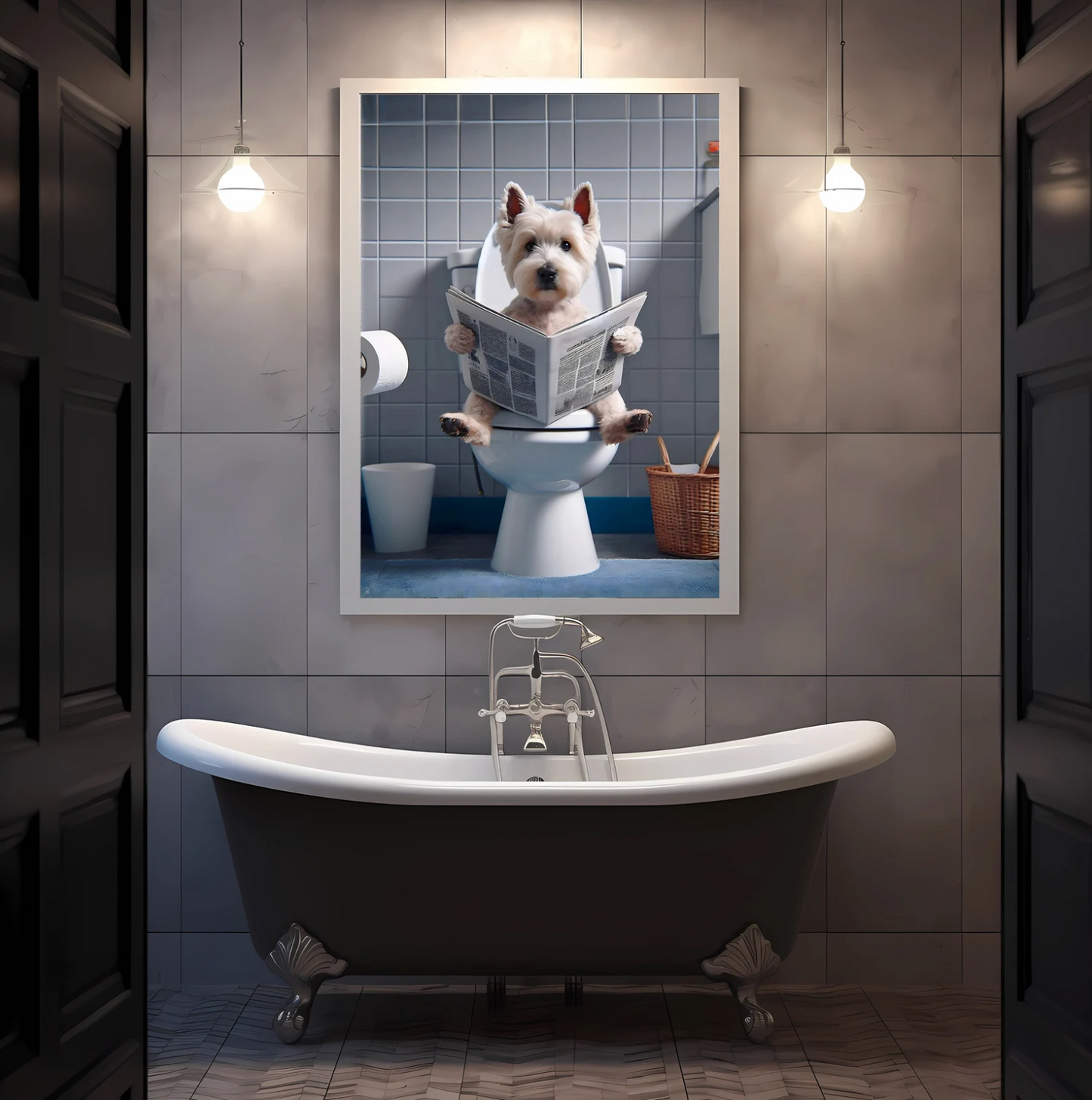 Westie - Dog Canvas Print