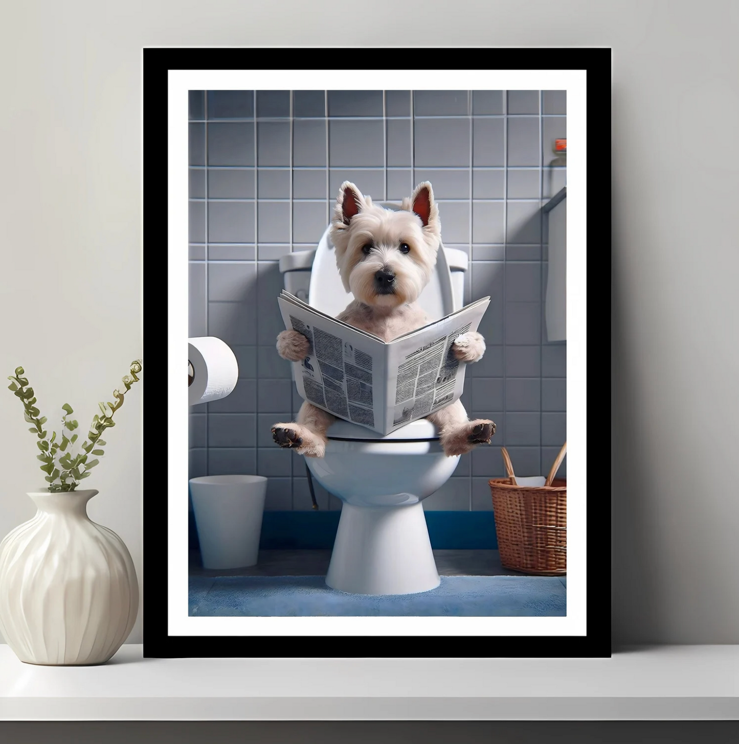 Westie - Dog Canvas Print