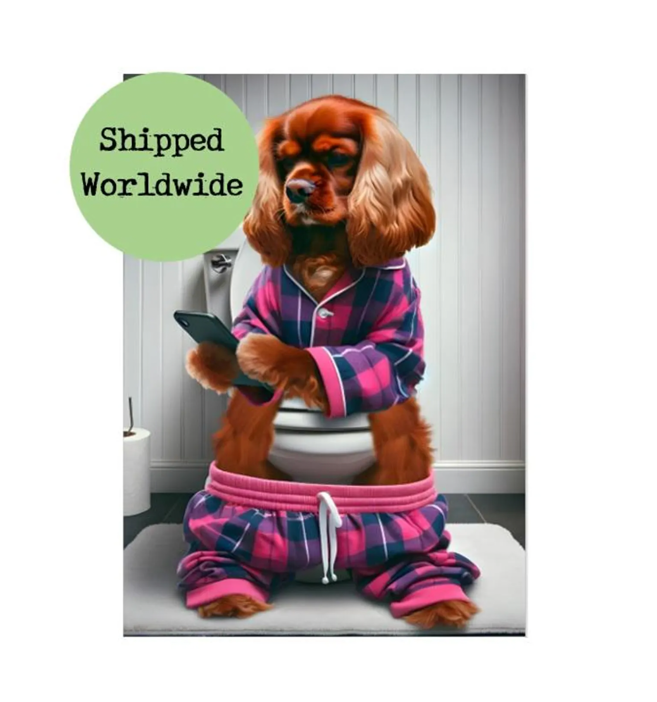 Cavalier king charles spaniel - Dog Canvas Print