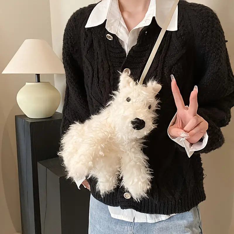 Cute and Chic: The White Westie Bag