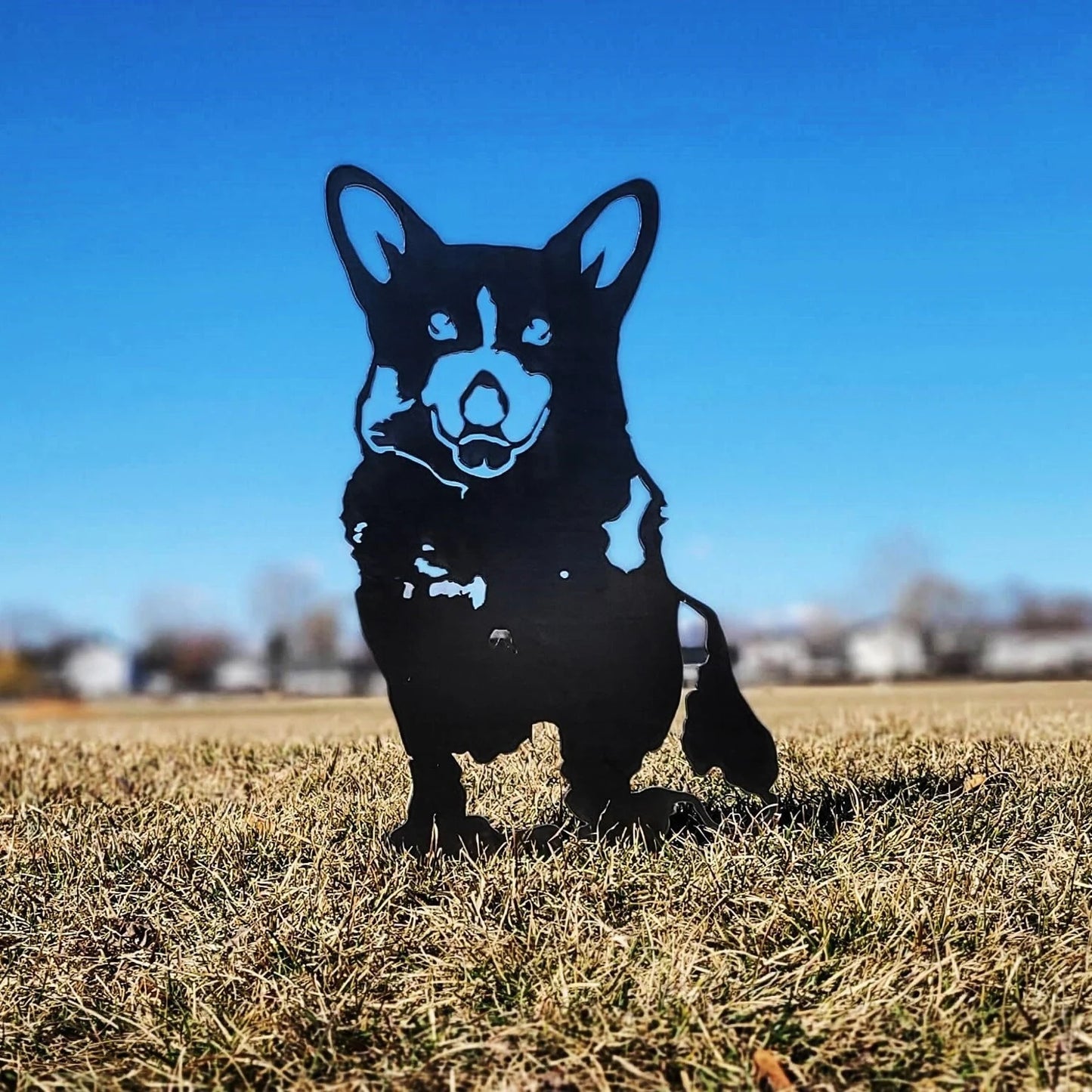 Corgis Metal Silhouette