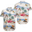 Basset Hound Hawaiian Print Shirts