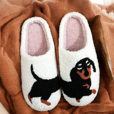 Dachshund warm slippers