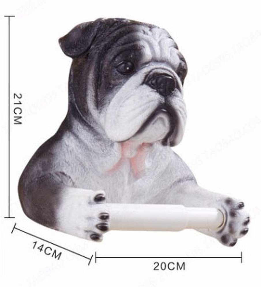 English Bulldog Toilet Roll Holder