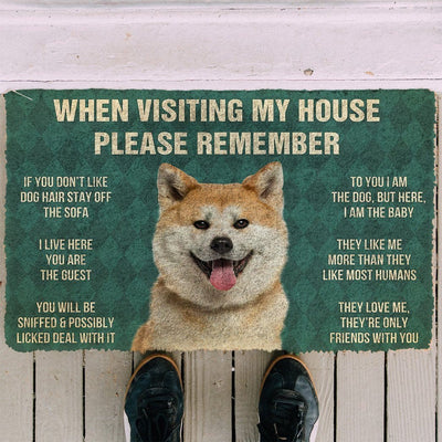 Akita funny doormat - Goodogz