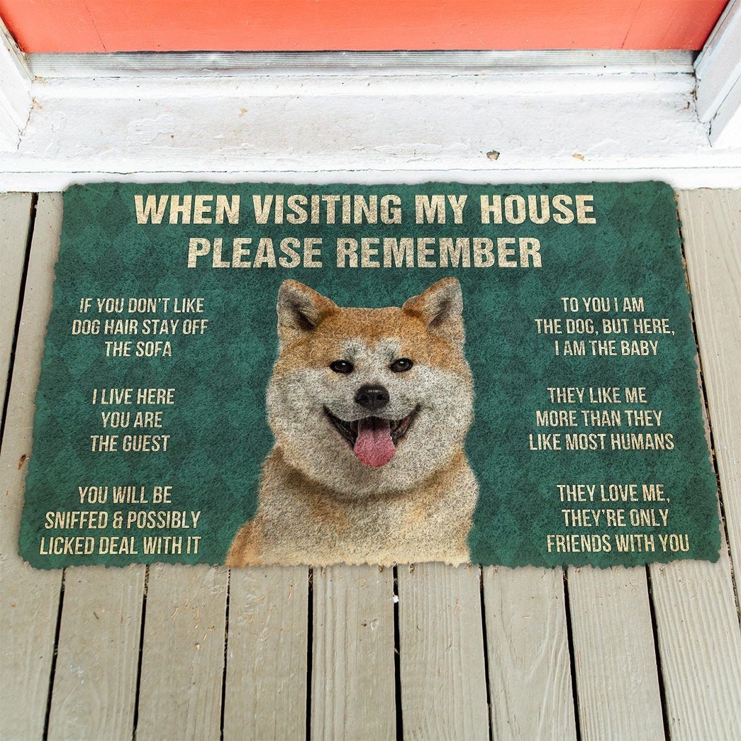 Akita funny doormat - Goodogz