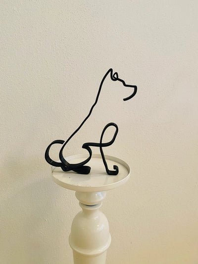 Akita Minimalist Art Sculpture - Goodogz