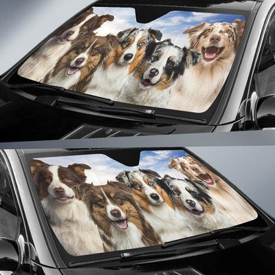 AUSTRALIAN SHEPHERD CAR SUNSHADE - Goodogz