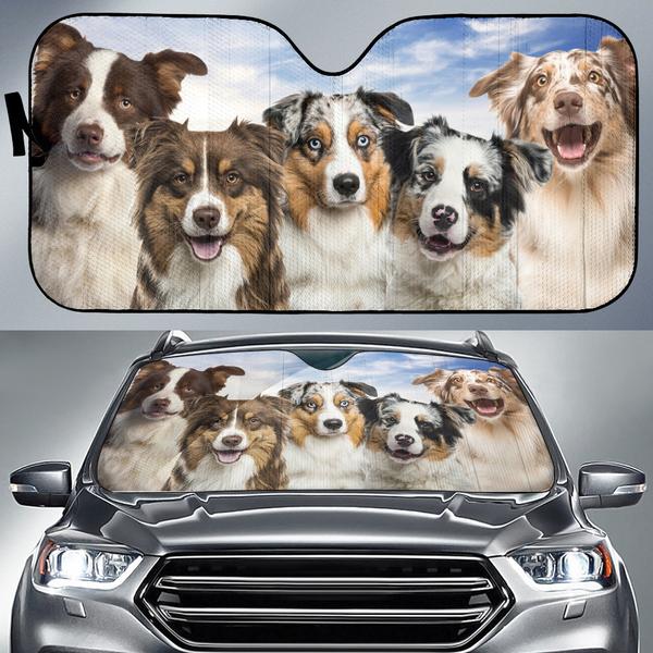 AUSTRALIAN SHEPHERD CAR SUNSHADE - Goodogz