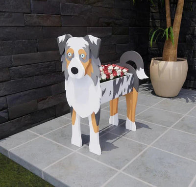 Australian Shepherd Dog Planter - Goodogz