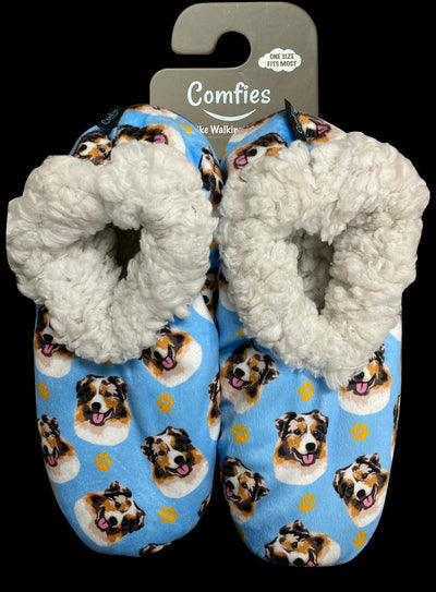 Australian Shepherd Super Soft Women’s Slippers - One Size Fits Most - Goodogz