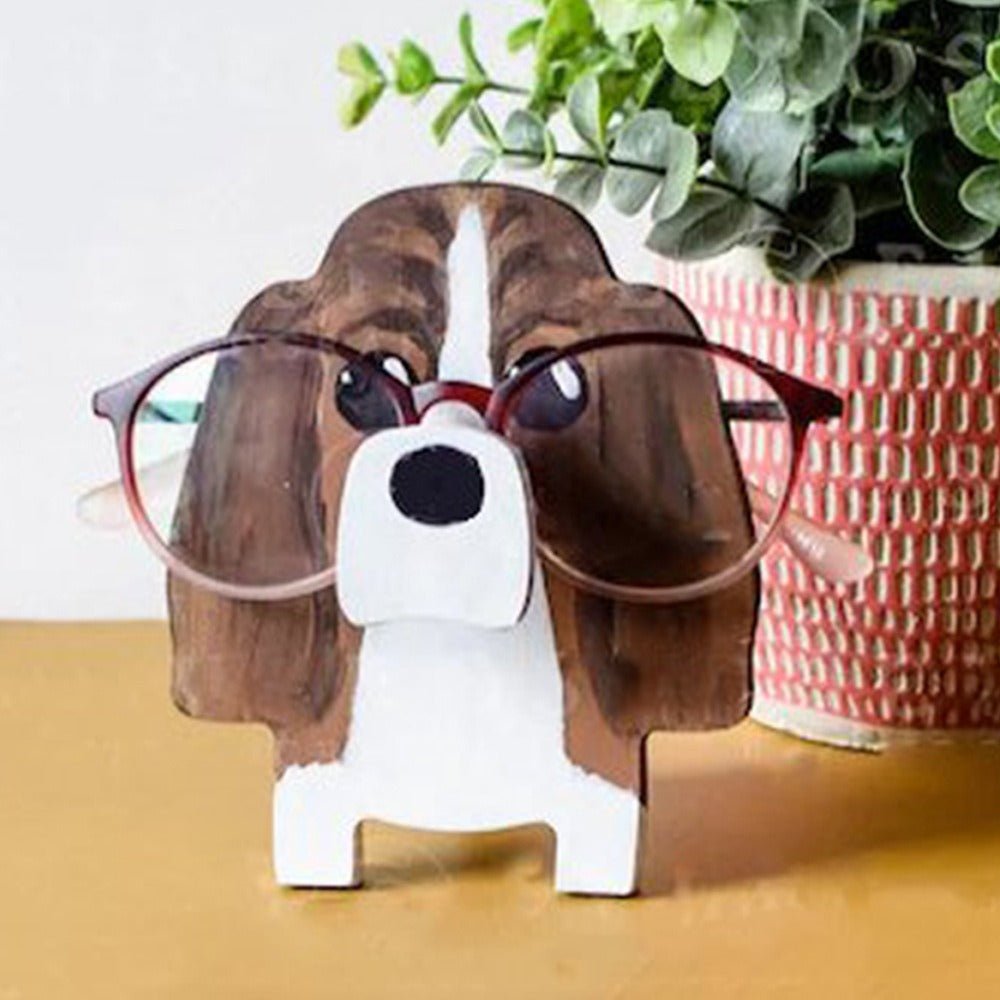 Basset Hound Dog Eyeglass Stand - Goodogz