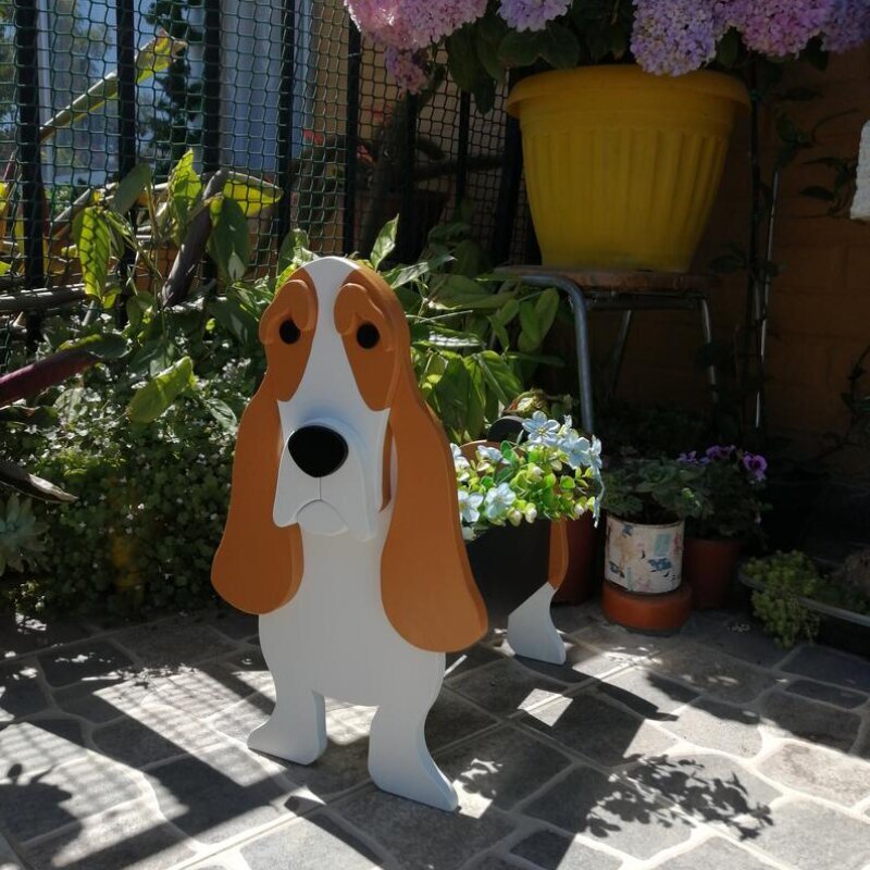 Basset Hound Planter - Goodogz