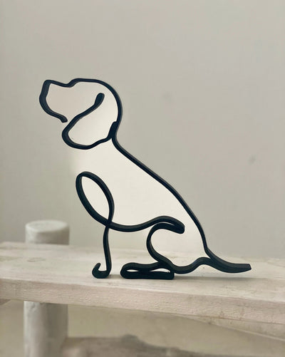 Beagle Minimalist Art Sculpture - Goodogz