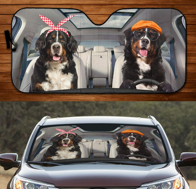 BERNESE MOUNTAIN CAR SUNSHADE - Goodogz