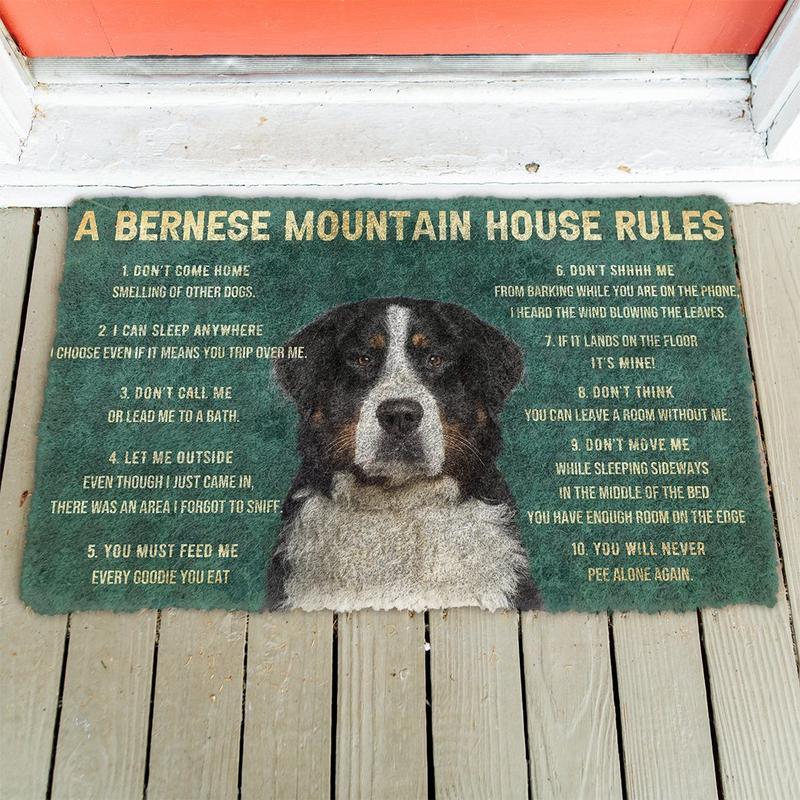 Bernese mountain funny doormat - Goodogz