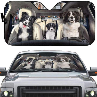 BORDER COLLIE CAR SUNSHADE - Goodogz