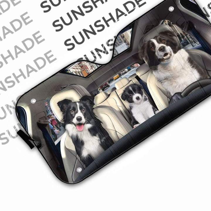 BORDER COLLIE CAR SUNSHADE - Goodogz