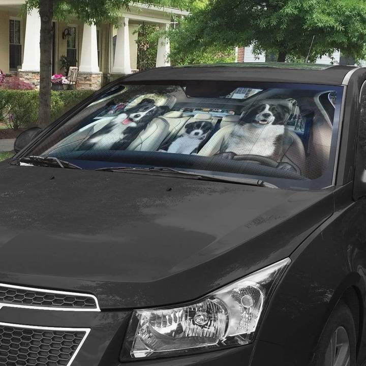 BORDER COLLIE CAR SUNSHADE - Goodogz