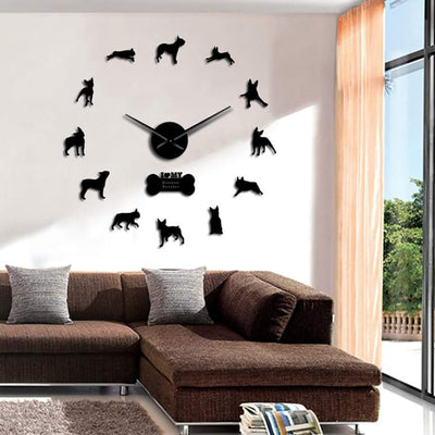 Boston terrier clock - Goodogz