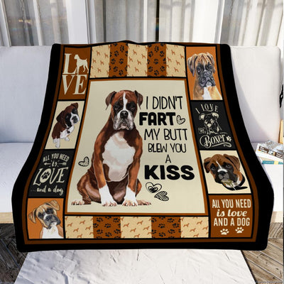 Boxer Dog Fleece Blanket - Goodogz