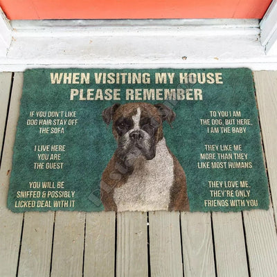 Boxer funny doormat - Goodogz